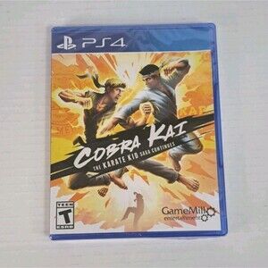 Cobra Kai The Karate Kid Saga Continues PS4 PlayStation 4 Game Brand New Sealed